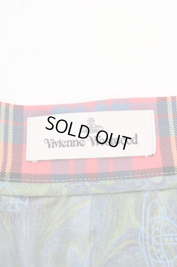 画像5: ヴィヴィアンウエストウッド 中古 /マックアンディタータンカットオフミニスカート   O-23-10-08-012-sk-IG-OS (5)