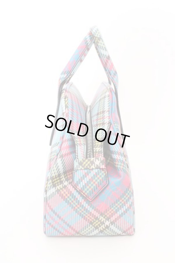 画像5: ヴィヴィアンウエストウッド 中古 / マックアンディタータンヤスミンミディアムバッグ   O-23-10-08-014-ba-IG-OS (5)