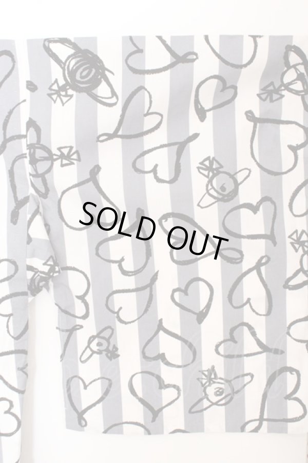 画像5: 【SALE】【10%OFF】ヴィヴィアンウエストウッド 中古 / スクリブルハート浴衣   O-23-10-08-015-op-YM-OS (5)