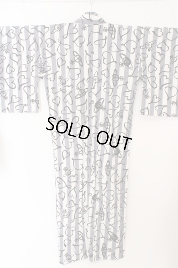 画像7: 【SALE】【10%OFF】ヴィヴィアンウエストウッド 中古 / スクリブルハート浴衣   O-23-10-08-015-op-YM-OS (7)