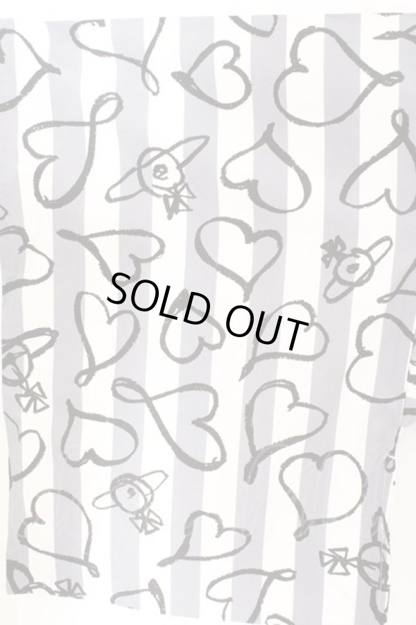 画像9: 【SALE】【10%OFF】ヴィヴィアンウエストウッド 中古 / スクリブルハート浴衣   O-23-10-08-015-op-YM-OS (9)