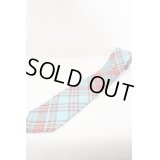 【USED】Vivienne Westwood MAN /カラーオーブ刺繍チェックネクタイ ヴィヴィアンウエストウッド ビビアン  サックス 【中古】 O-23-10-29-026-gd-IG-OS