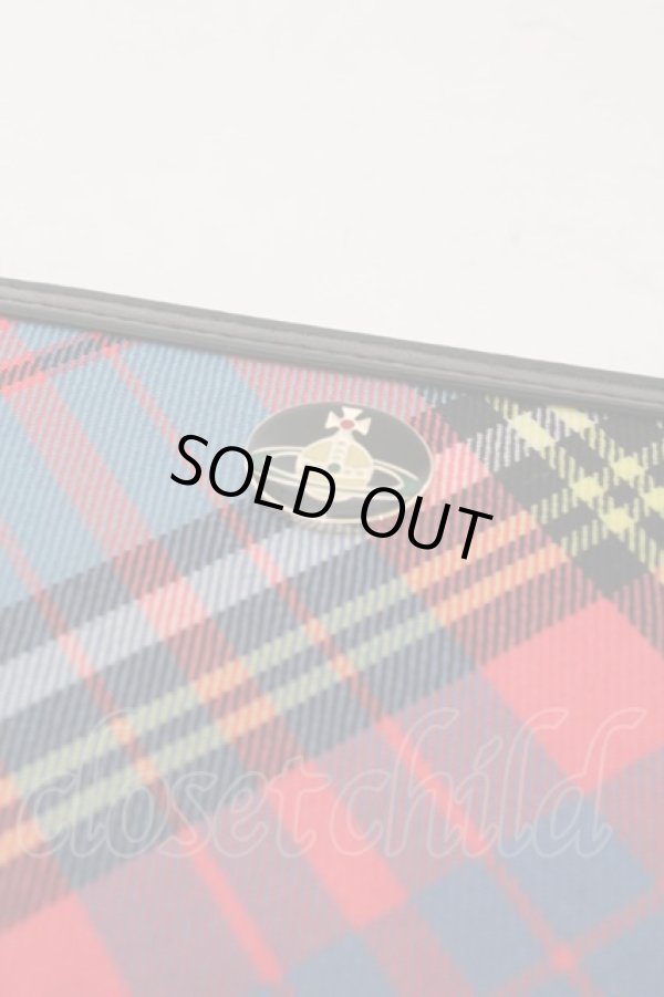 画像2: ヴィヴィアンウエストウッド 中古 /Classic Zip Round 長財布   MacAndy WOLL TARTAN  O-23-10-29-030-wa-IG-OS (2)