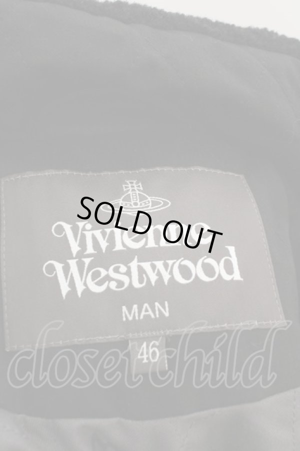 画像6: ヴィヴィアンウエストウッド MAN 中古 / /プレーンorbボアジャケット    46 ブラック  O-23-10-29-032-co-YM-OS (6)