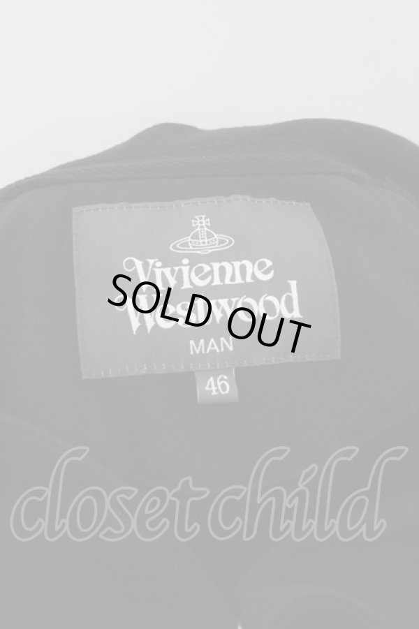 画像5: ヴィヴィアンウエストウッド MAN 中古 / /CUBIC FELT ORB ボマージャケット    46 ブラック  O-23-10-29-033-jc-YM-ZS (5)