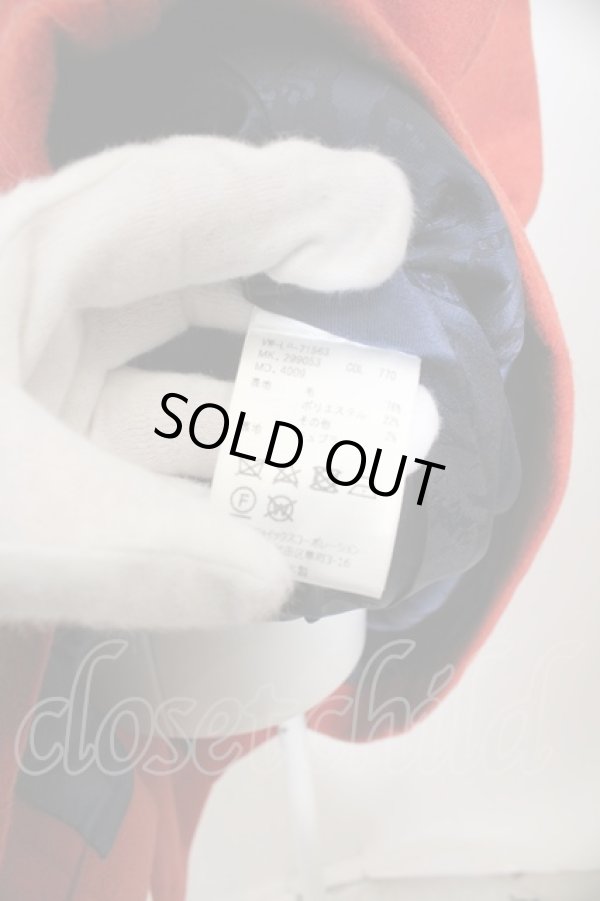 画像3: 【SALE】【20%OFF】ヴィヴィアンウエストウッド MAN 中古 / ダブルボタンフードコート    44 オレンジ  O-23-10-29-004-co-IG-ZI (3)