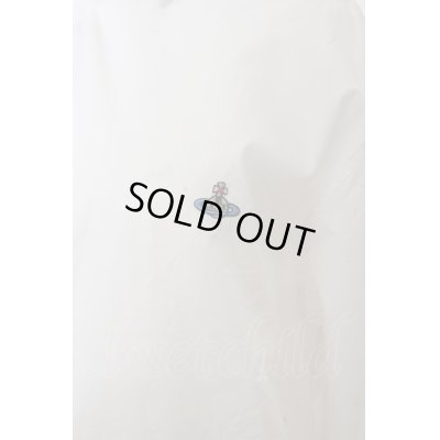画像2: 【USED】Vivienne Westwood MAN / オーブ刺繍高襟シャツ ヴィヴィアンウエストウッド ビビアン   54 ホワイト 【中古】 O-23-10-29-065-bl-YM-OS