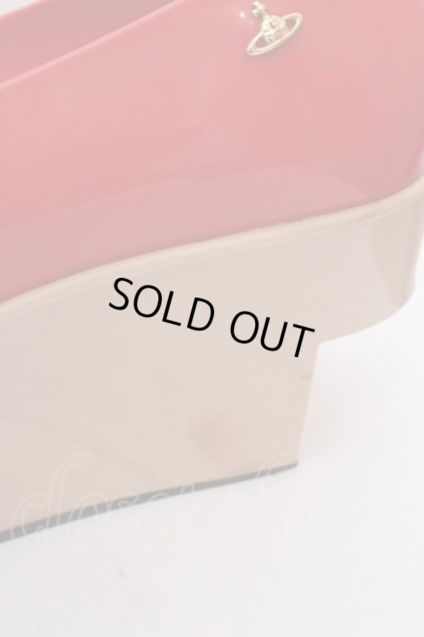 画像5: ヴィヴィアンウエストウッド×Melissa / メリッサ ロッキンホースバレリーナ    JPN24cm レッド  O-23-10-29-072-sh-IG-OS (5)