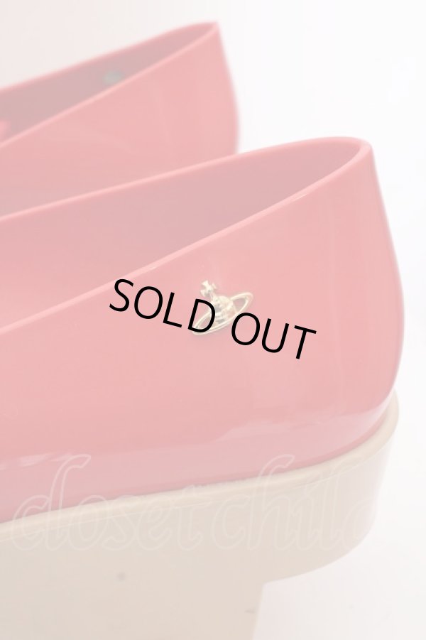 画像3: ヴィヴィアンウエストウッド×Melissa / メリッサ ロッキンホースバレリーナ    JPN24cm レッド  O-23-10-29-072-sh-IG-OS (3)