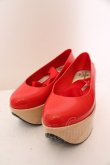画像1: ヴィヴィアンウエストウッド×Melissa / メリッサ ロッキンホースバレリーナ    JPN24cm レッド  O-23-10-29-072-sh-IG-OS (1)