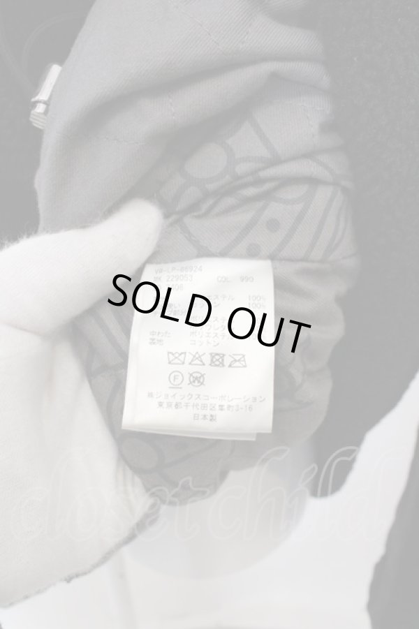 画像5: ヴィヴィアンウエストウッド MAN 中古 / /プレーンORB ボアジャケット    46 ブラック  O-23-10-29-012-jc-IG-OS (5)
