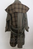 画像3: 【SALE】【10%OFF】ヴィヴィアンウエストウッド MAN 中古 / イリデセントチェック NEWディーンコート    44 ブラウン?カーキグリーン  O-23-10-29-014-co-IG-ZH (3)