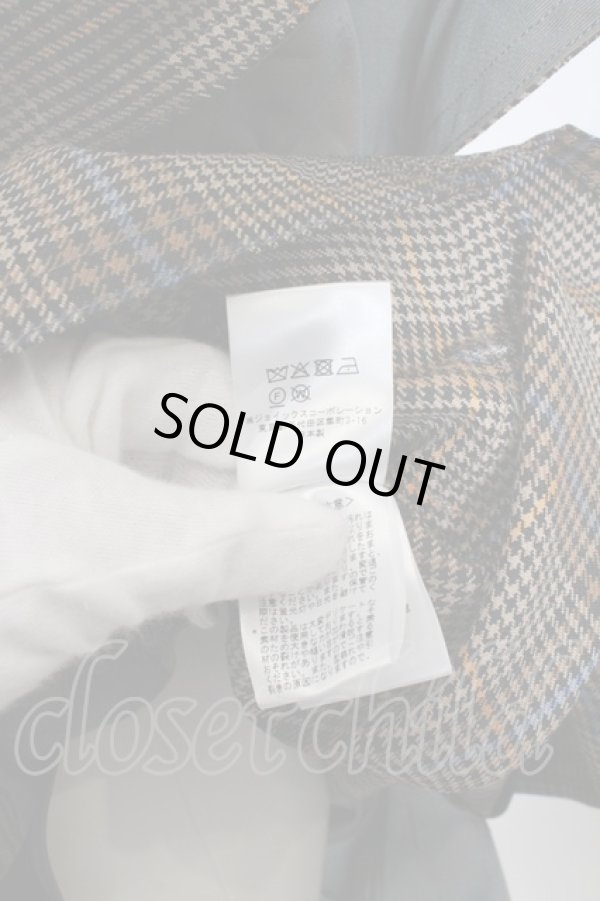 画像4: 【SALE】【10%OFF】ヴィヴィアンウエストウッド MAN 中古 / イリデセントチェック NEWディーンコート    44 ブラウン?カーキグリーン  O-23-10-29-014-co-IG-ZH (4)