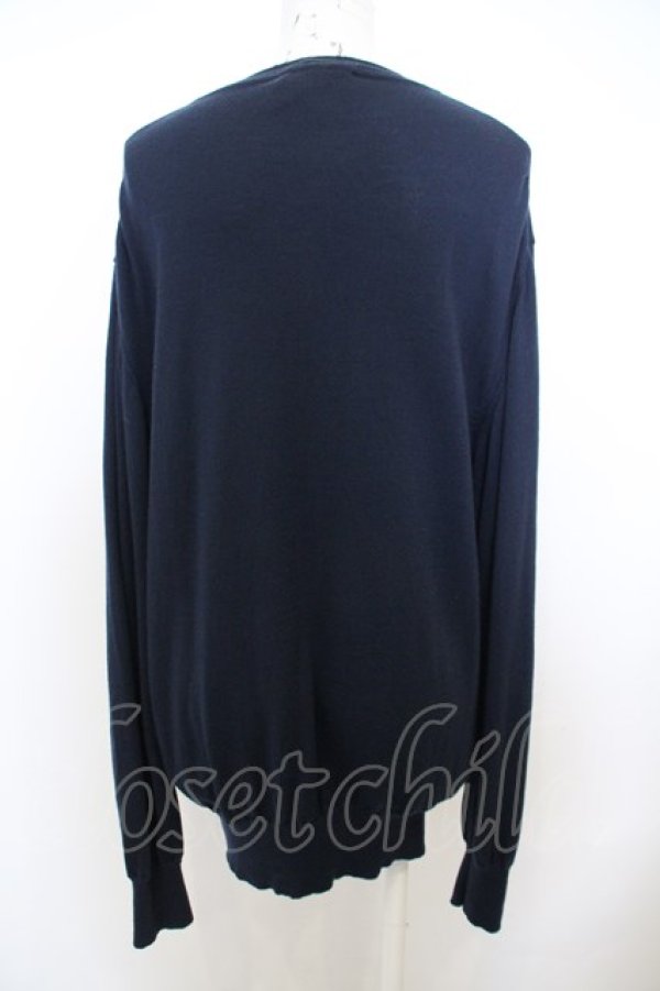 画像5: 【SALE】【10%OFF】ヴィヴィアンウエストウッド MAN 中古 / オーブ刺繍ニットトップス    XL ネイビー  O-23-11-26-020-to-YM-ZY (5)