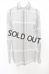 【USED】Vivienne Westwood MAN / コットンチェックシャツ ヴィヴィアンウエストウッド ビビアン   46 グレー 【中古】 O-23-11-26-040-bl-YM-OS