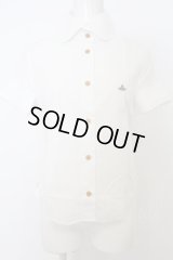 【USED】Vivienne Westwood / 丸襟半袖ブラウス ヴィヴィアンウエストウッド ビビアン  ホワイト 【中古】 O-23-11-26-006-bl-IG-OS