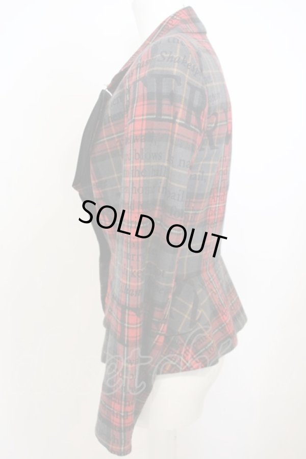 画像4: ヴィヴィアンウエストウッド 中古 / /ラブジャケット    2 レッドxグレー  O-23-11-26-087-jc-YM-OS (4)