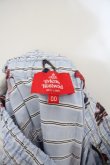 画像4: ヴィヴィアンウエストウッド 中古 /先染シャツHEART SKULL ORB PRINTレクタングルギャザースカート    00 ブルー系  O-23-11-26-097-sk-IG-OS (4)
