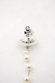 画像2: ヴィヴィアンウエストウッド 中古 /  ブロークンパールドロップピアス   シルバー  O-23-11-26-115-ac-IG-OS (2)