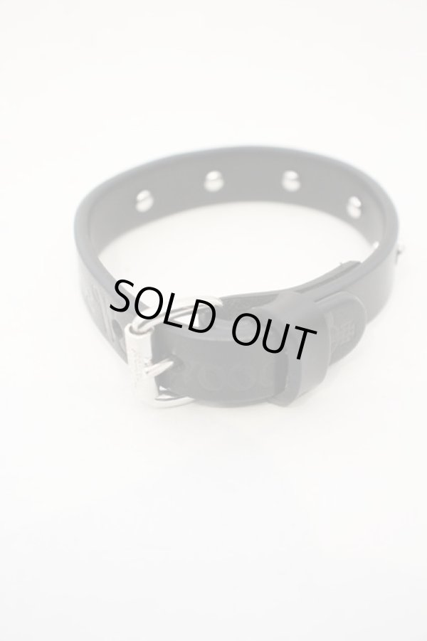 画像3: ヴィヴィアンウエストウッド MAN 中古 /  AARON LEATHER BRACELET   ブラック×シルバー  O-23-11-26-116-ac-IG-OS (3)