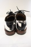 画像6: 【SALE】【10%OFF】ヴィヴィアンウエストウッド 中古 / Utility Derby Lace Up Shoes     38 ブラック×ホワイト  O-23-11-26-121-sh-IG-ZH (6)