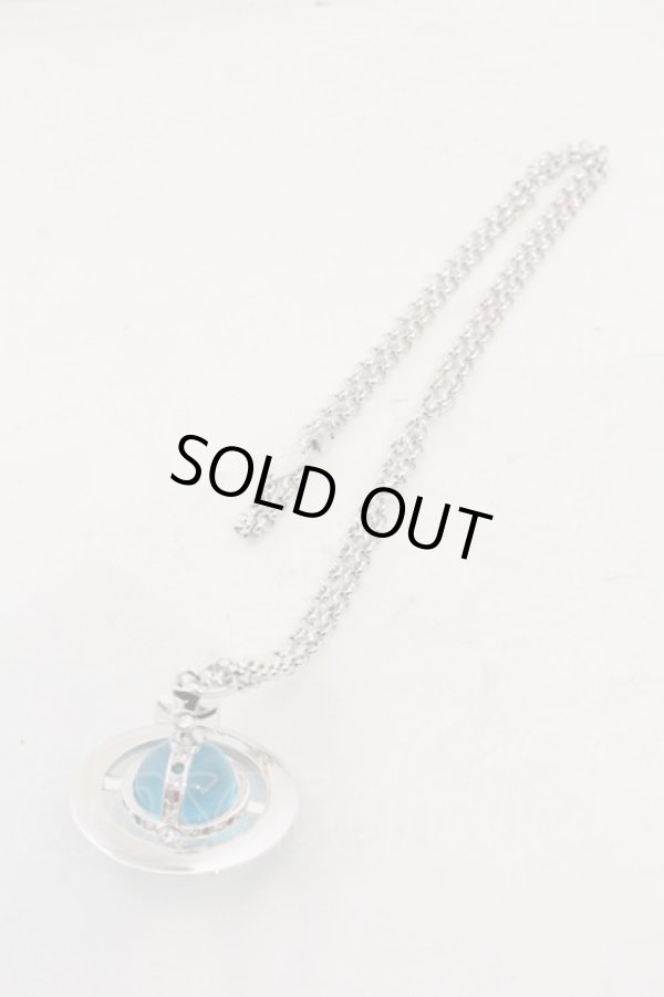 画像2: ヴィヴィアンウエストウッド 中古 /New Small Orb Pendant   グローブ(ブルー)  O-23-11-26-017-nl-YM-OS (2)