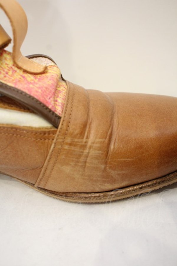 画像8: Worlds End 中古 / ユニオンジャックセディショナリーズブーツ    アウトソール約24.5cm キャメル×ブラウン  O-23-12-10-015-sh-IG-ZH (8)