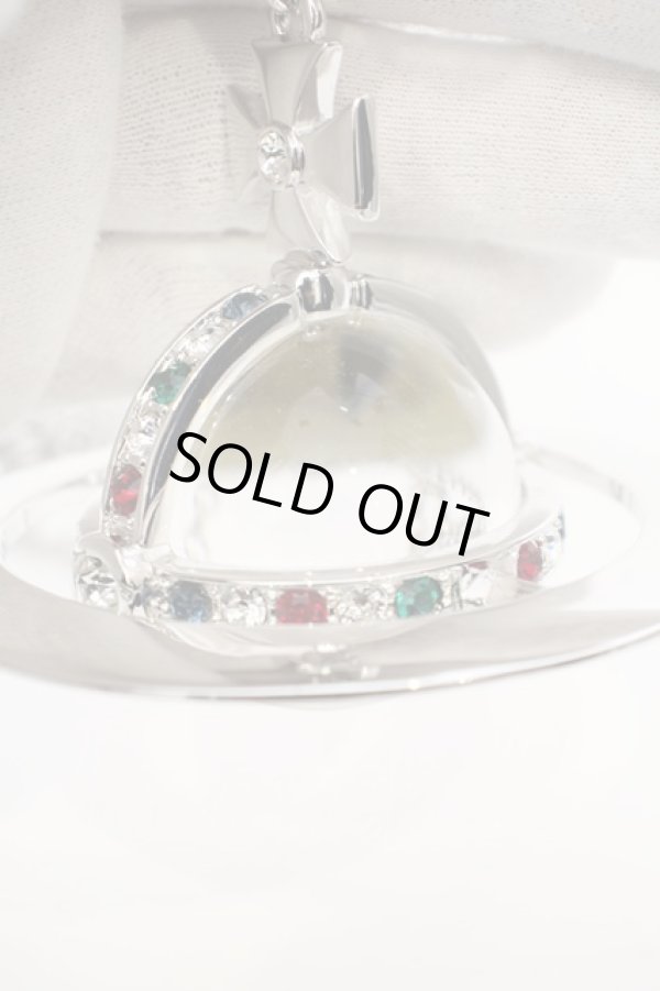 画像5: ヴィヴィアンウエストウッド 中古 / AC/ジャイアントオーブペンダント   シルバーxクリア  O-23-12-24-031-ac-YM-OS (5)