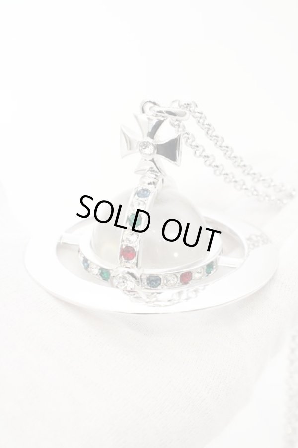 画像7: ヴィヴィアンウエストウッド 中古 / AC/ジャイアントオーブペンダント   シルバーxクリア  O-23-12-24-031-ac-YM-OS (7)