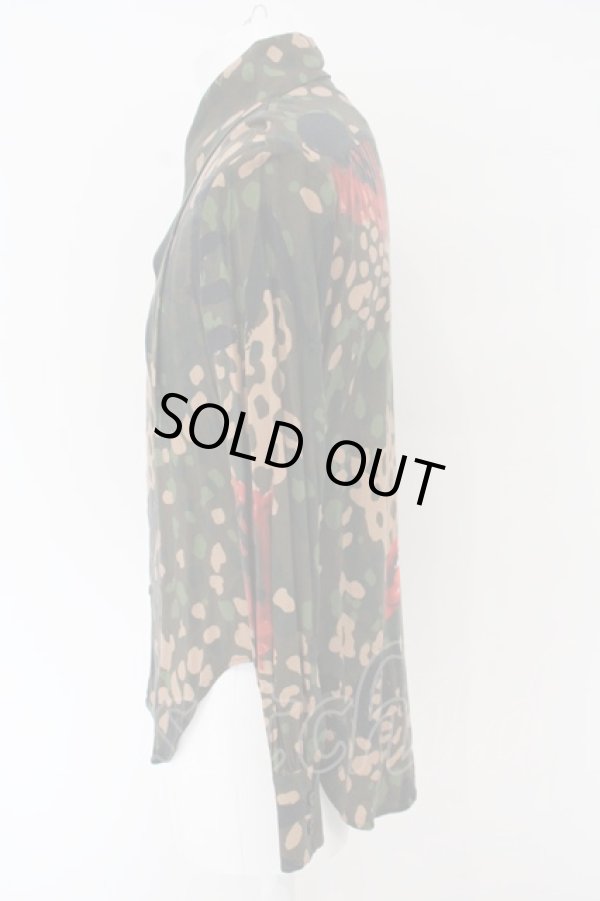 画像3: ヴィヴィアンウエストウッド 中古 / カモフラージュハリスシャツ    40 カーキ  O-23-12-24-009-bl-YM-OS (3)