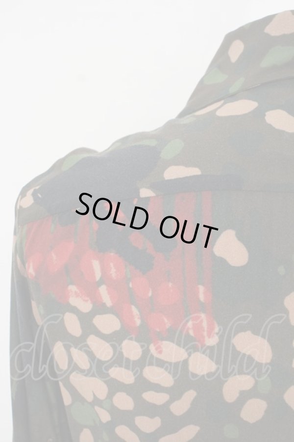 画像6: ヴィヴィアンウエストウッド 中古 / カモフラージュハリスシャツ    40 カーキ  O-23-12-24-009-bl-YM-OS (6)