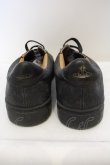 画像6: ヴィヴィアンウエストウッド 中古 / /レザー切リ替エキャンバススニーカー    - ブラック  O-23-12-31-014-to-YM-ZH (6)