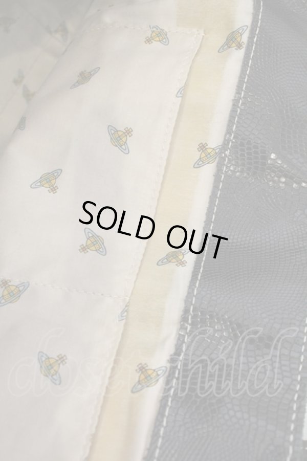 画像5: ヴィヴィアンウエストウッド 中古 / /パイソントートバッグ   クロ  O-24-01-07-023-ba-IG-ZH (5)