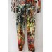画像3: 【USED】Vivienne Westwood /graffiti print jumpsuit オールインワン ヴィヴィアンウエストウッド ビビアン   S/M パターン 【中古】 O-24-01-21-032-jc-YM-OS