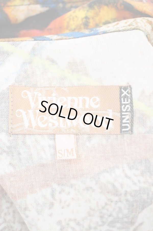 画像7: ヴィヴィアンウエストウッド 中古 /graffiti print jumpsuit オールインワン    S/M パターン  O-24-01-21-032-jc-YM-ZH (7)