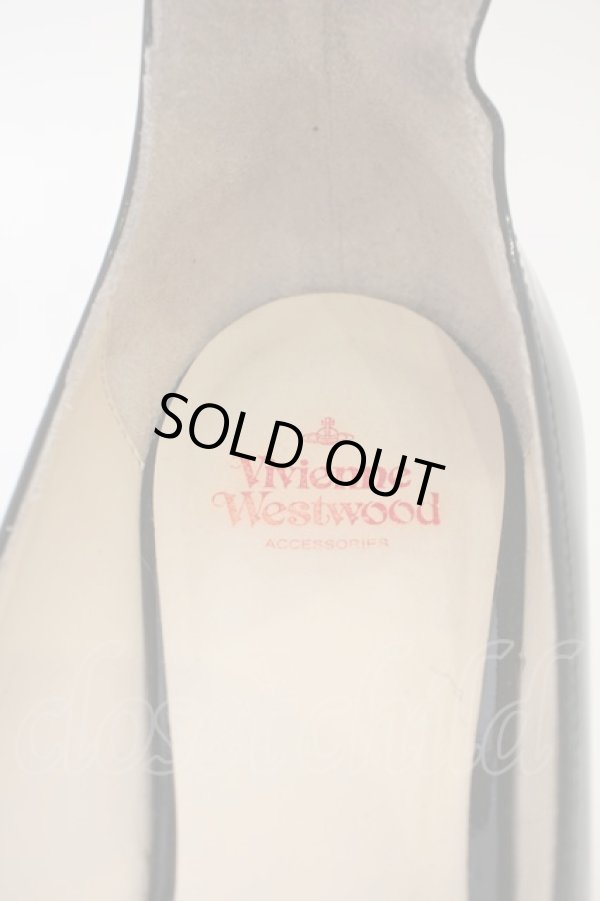 画像7: ヴィヴィアンウエストウッド 中古 / プラットホームベルトパンプスシューズ    36(23cm) ブラックxブラウン  O-24-01-21-046-sh-YM-OS (7)