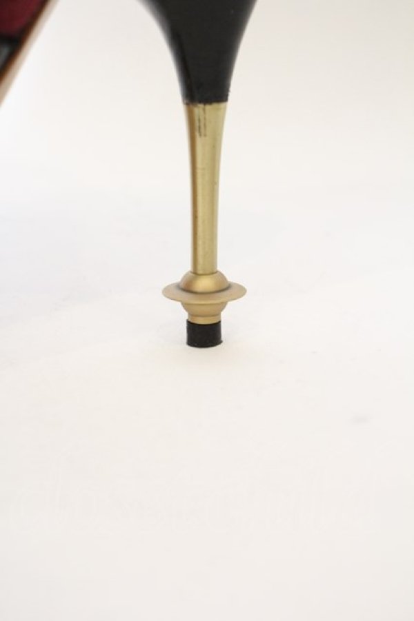 画像4: ヴィヴィアンウエストウッド 中古 / オーブヒールチェッカーブーティ    3.8 ブラック×レッド  O-24-01-21-050-sh-IG-ZH (4)