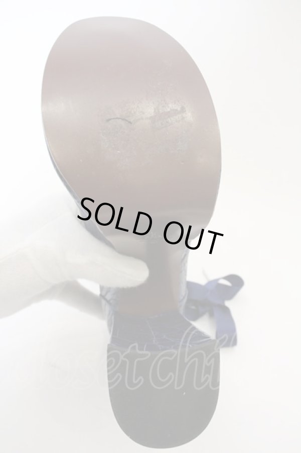 画像5: ヴィヴィアンウエストウッド 中古 / エレベーテッドギリーシューズ    36 ネイビー  O-24-01-21-051-sh-YM-ZH (5)