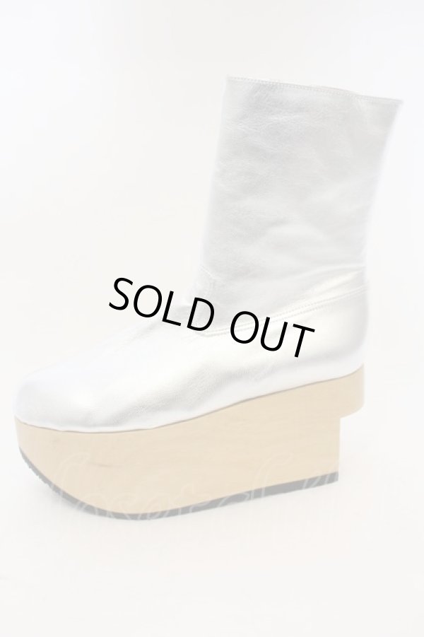 画像3: ヴィヴィアンウエストウッド 中古 / ロッキンホースブーツ    4(22.5-23cm) シルバー  O-24-01-21-053-sh-YM-ZH (3)