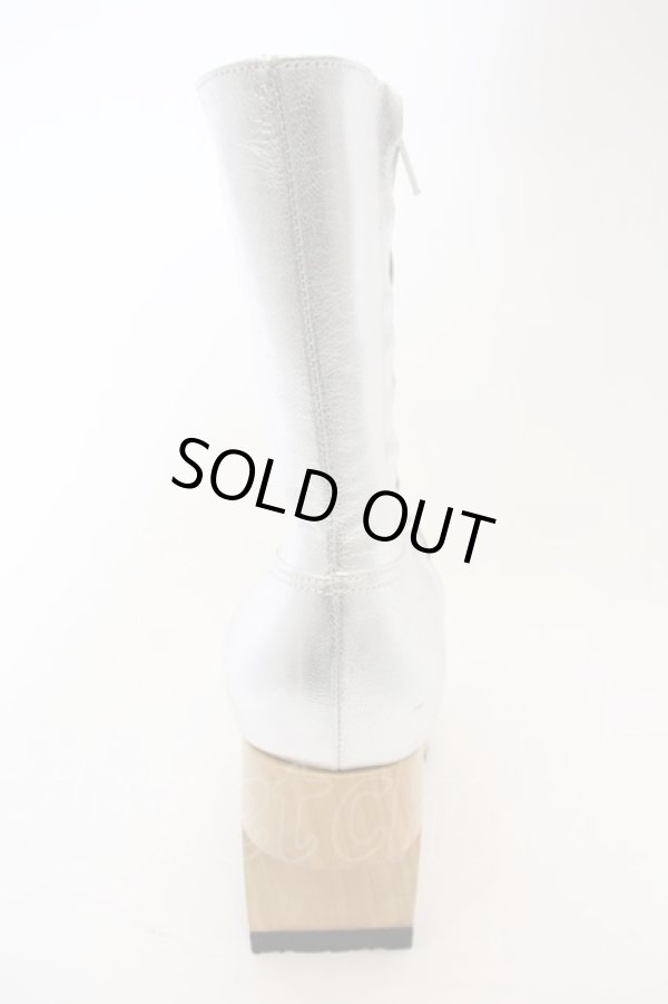 画像5: ヴィヴィアンウエストウッド 中古 / ロッキンホースブーツ    4(22.5-23cm) シルバー  O-24-01-21-053-sh-YM-ZH (5)