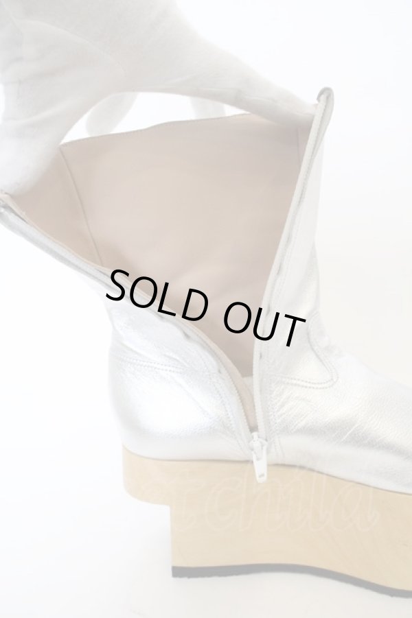 画像7: ヴィヴィアンウエストウッド 中古 / ロッキンホースブーツ    4(22.5-23cm) シルバー  O-24-01-21-053-sh-YM-ZH (7)