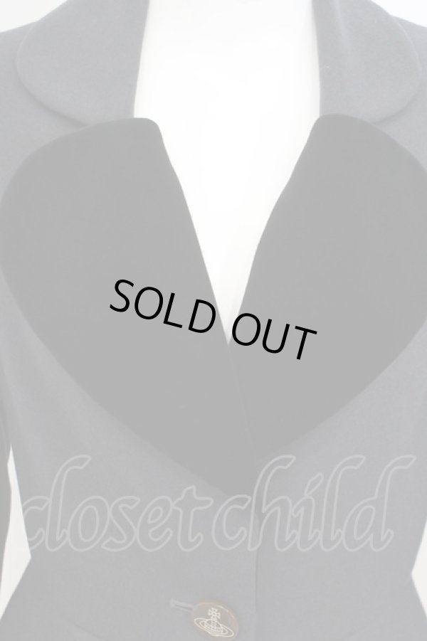 画像3: ヴィヴィアンウエストウッド 中古 / /CAPE BRETONラブジャケット    2 グレー×ブラック  O-24-01-28-014-jc-IG-OS (3)