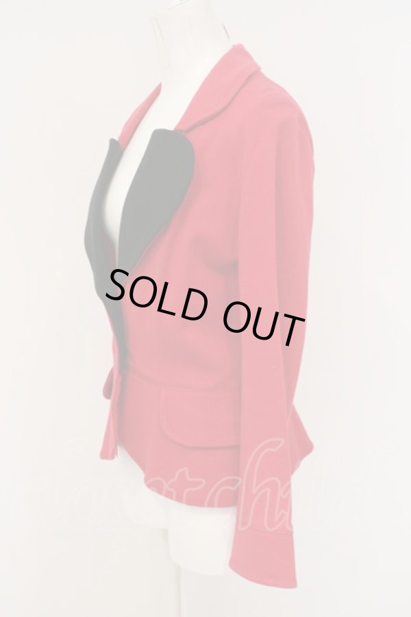 画像4: ヴィヴィアンウエストウッド 中古 / /スウェットラブジャケット    3 レッド×ブラック  O-24-01-28-031-jc-IG-OS (4)