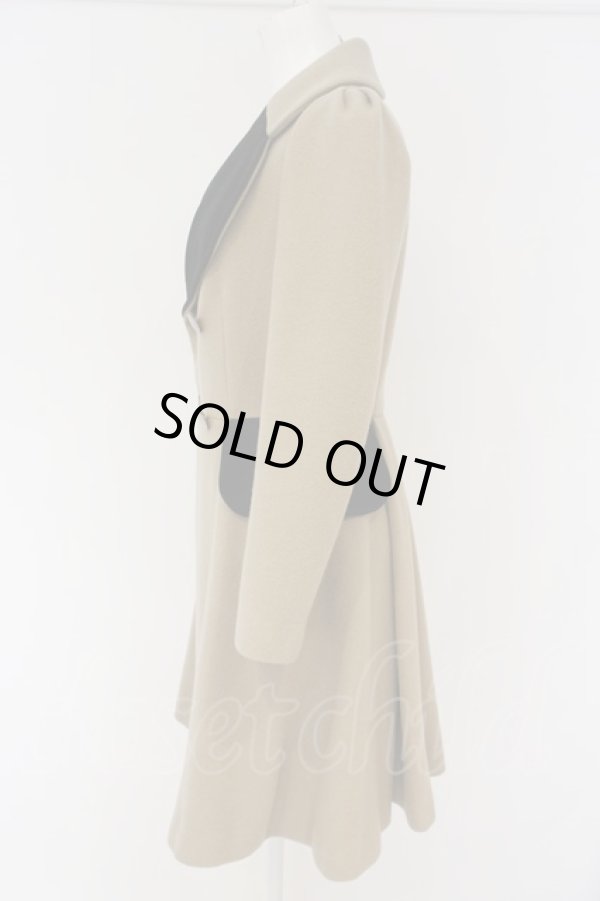 画像3: ヴィヴィアンウエストウッド 中古 / ウールメルトンLOVEコート    1 ベージュ  O-24-01-28-036-co-IG-ZH (3)