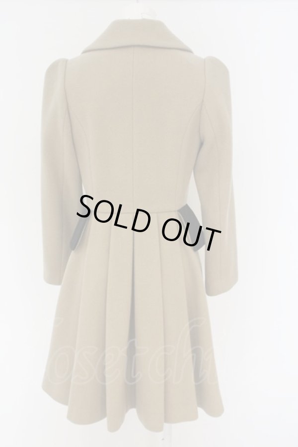 画像4: ヴィヴィアンウエストウッド 中古 / ウールメルトンLOVEコート    1 ベージュ  O-24-01-28-036-co-IG-ZH (4)