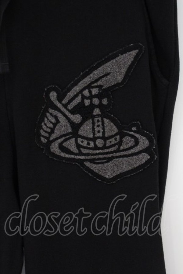 画像2: ANGLOMANIA 中古 / CLASSIC BOTTOMS WITH PATCH    S ブラック  O-24-01-28-053-pa-IG-ZH (2)