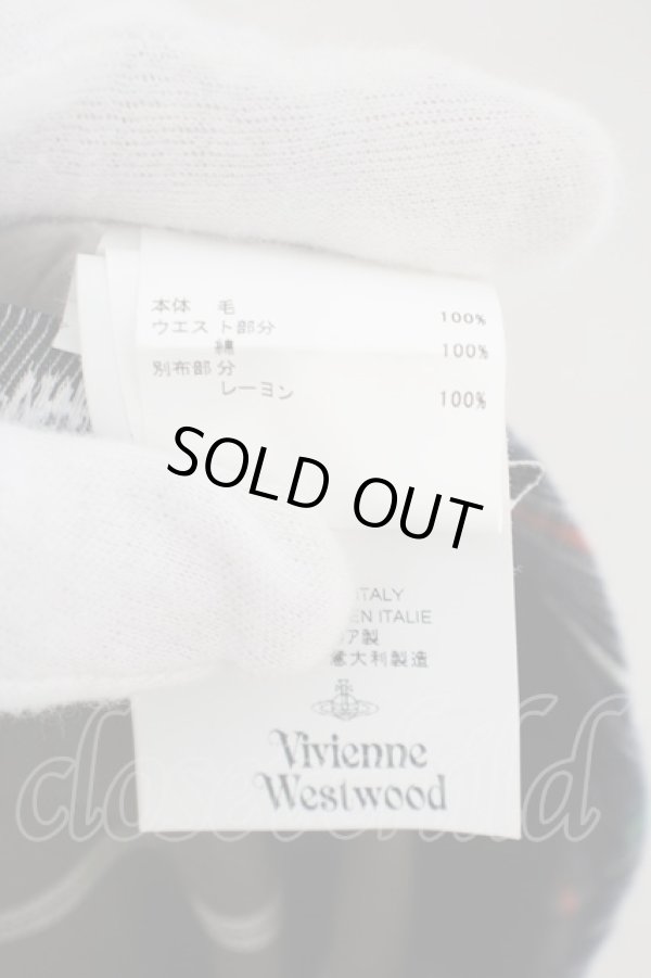 画像6: ヴィヴィアンウエストウッド 中古 /Puppet Eight スカート    38 グレーxブラウン  O-24-01-28-055-sk-IG-ZH (6)