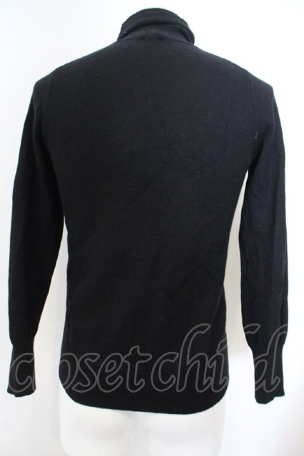 画像4: ヴィヴィアンウエストウッド MAN 中古 / /TURTLE NECK KNIT    44 ブラック  O-24-02-11-003-to-IG-ZY (4)