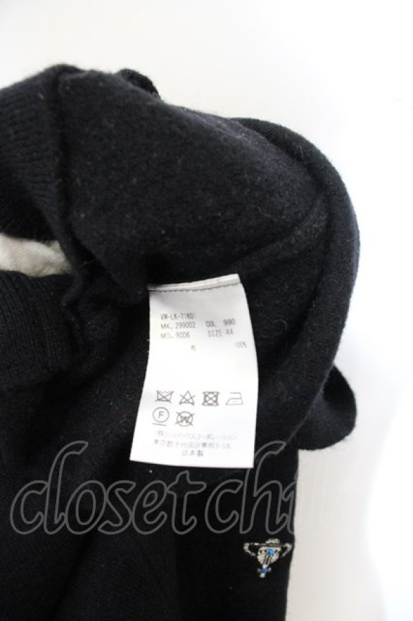 画像6: ヴィヴィアンウエストウッド MAN 中古 / /TURTLE NECK KNIT    44 ブラック  O-24-02-11-003-to-IG-ZY (6)