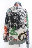 画像4: ヴィヴィアンウエストウッド 中古 / /FRAT HOUSE ジップアップブルゾン  00 グレー×マルチ O-24-02-11-006-jc-IG-ZH (4)